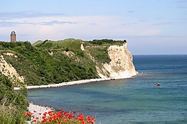 rügen 島,波羅的海,巖
