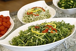 食品,沙拉,自助餐