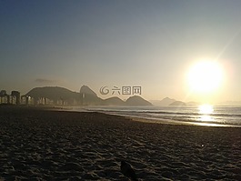里約熱內(nèi)盧,日出,海灘