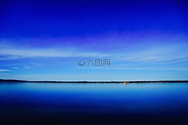 水,藍色,天空