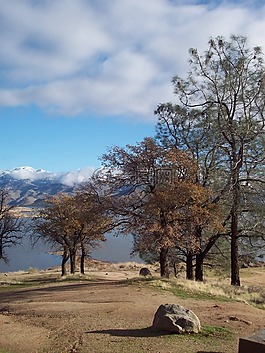 田園風光,湖,天空