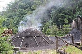 木炭,火,燒傷
