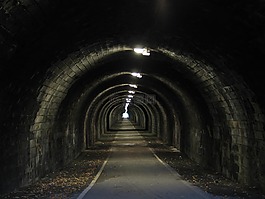隧道,黑暗,通道