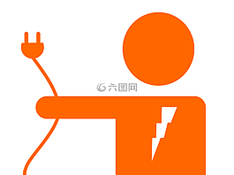 電工,權力,插頭
