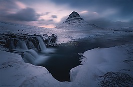 水,景觀,雪