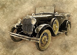 車,那輛舊車,黑