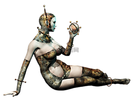 女子,生物,頭