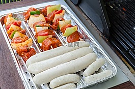 燒烤,肉,烤架