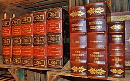 圖書,antiquariat,皮革封面