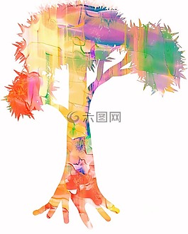 水彩,漆,墨水