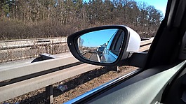 果醬,鏡子,汽車