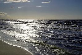 海,海灘,海浪
