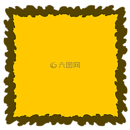 黃色,幀,背景