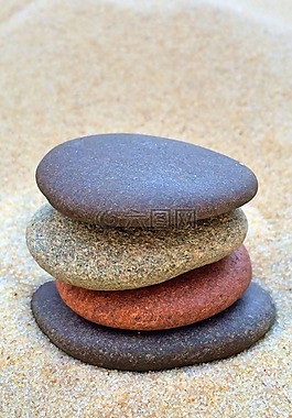 堆放石頭,平衡,放松