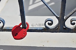 圣托里尼島,圍欄,鎖