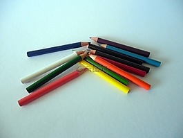 彩色的鉛筆,鋼筆,顏色