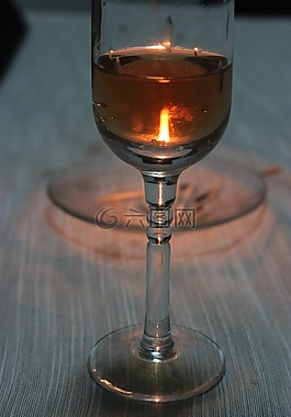 玻璃,紅酒,蠟燭