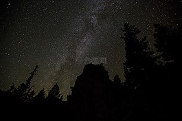銀河,星星,夜