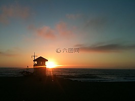 救生員,海岸,景區(qū)