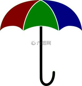 伞,彩色,天气