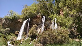 大瀑布,山,自然