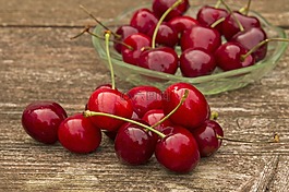 櫻桃,甜櫻桃,紅色