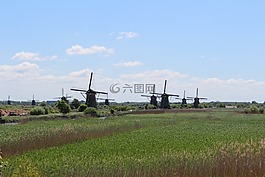 荷蘭,磨機(jī),風(fēng)車村