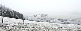 冬天,景觀,視圖