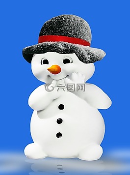 冬天,雪人,數(shù)字