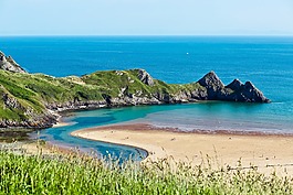 海灘,海岸,田園風光