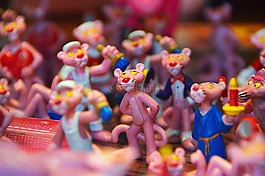 粉色,花花公子,吉祥物