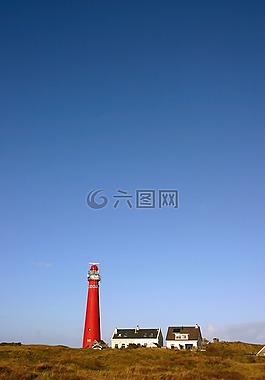 燈塔,提供,島