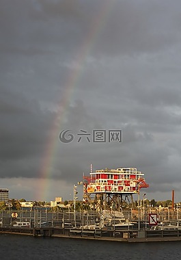 彩虹,端口,阿姆斯特丹