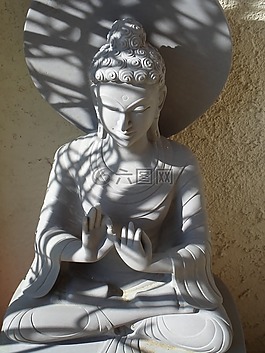 佛,神圣,花園