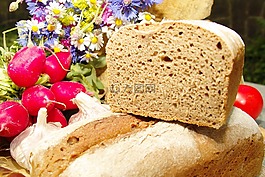 面包切片,烘焙食品,健康