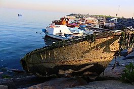 船,海洋,漁