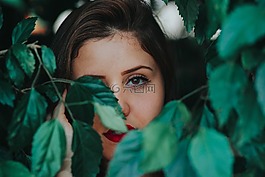 成人,美麗,模糊