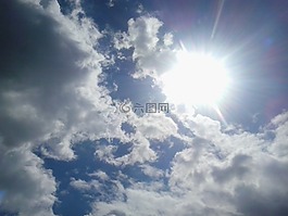 太陽(yáng),云,天堂