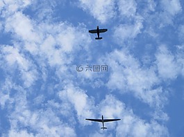平面,滑翔機(jī),天空