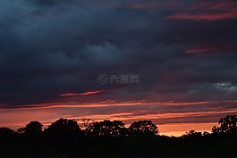 天空,雨,自然