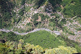 山谷,山,河