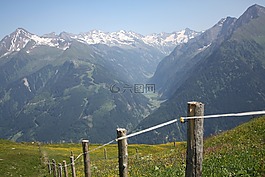 山,假期,查看