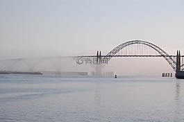 海洋,橋,海岸