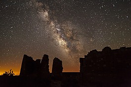 銀河,星星,巖