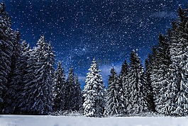 雪,性質(zhì),夜