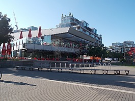 綠色,餐廳,城市