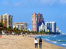 海灘,沙,海洋