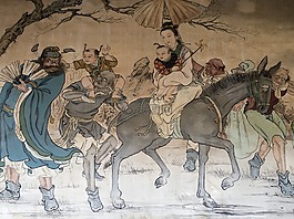 廟宇,傳統,壁畫
