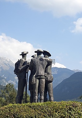 雕塑,高山,阿爾卑斯山