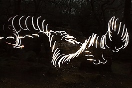lighttrail,光,夜